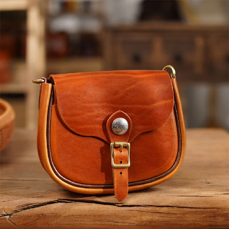 POPSEWING® Vegetable Tanned Leather Retro Saddle Bag DIY Kit