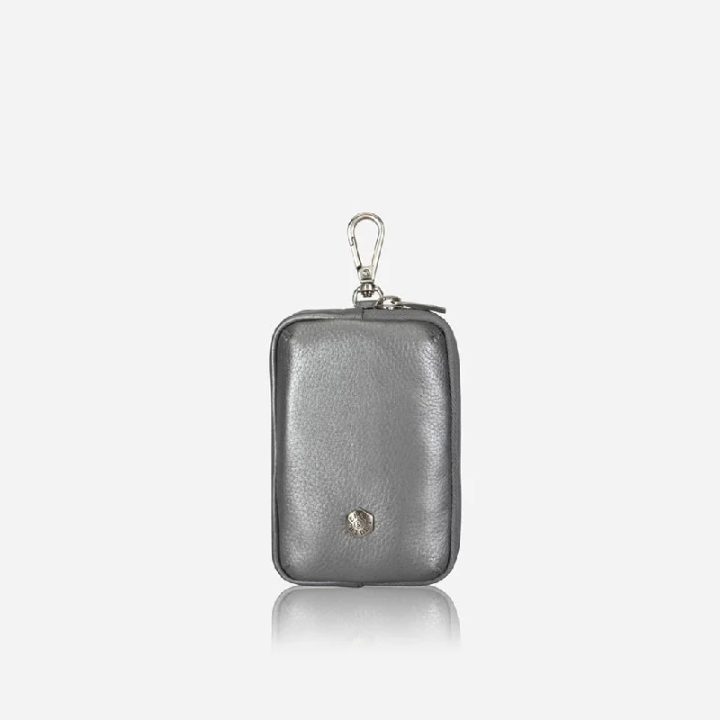 Osaka Multi Purpose Pouch, Metallic Silver