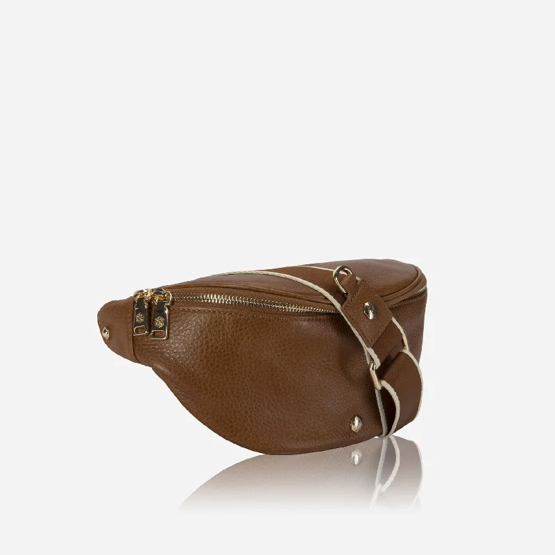 Geneva Ladies Leather Waist Bag