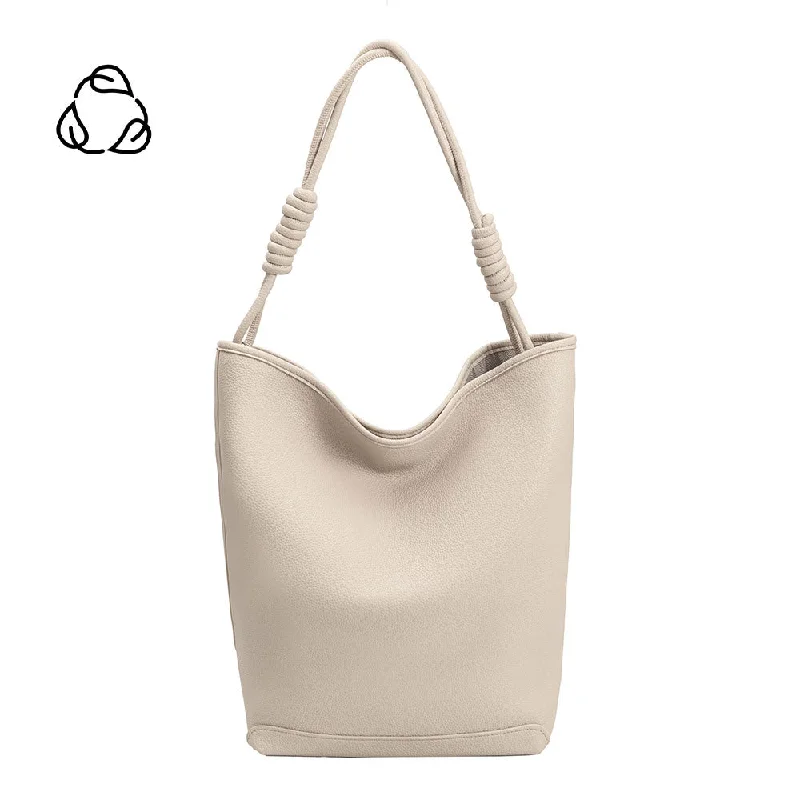 Adeline Ivory Large Recycled Vegan Tote Bag - FINAL SALE