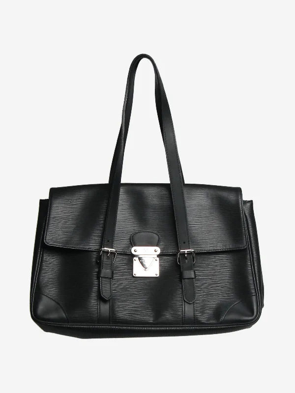 Black 2006 Segur bag in Epi leather