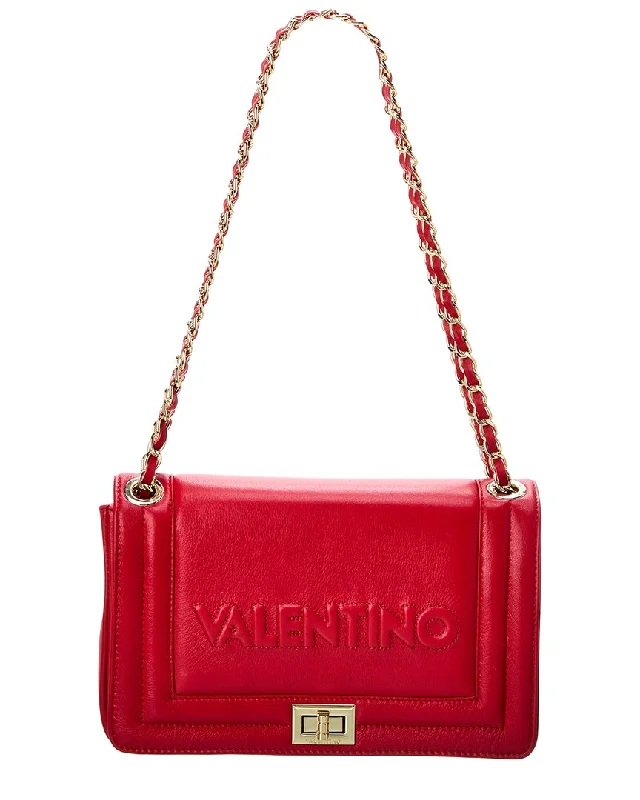 Valentino by Mario Valentino Alice Embossed Leather Shoulder Bag