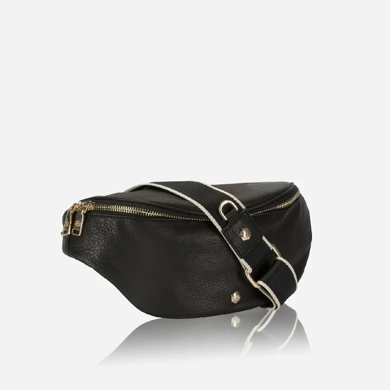 Geneva Ladies Leather Waist Bag