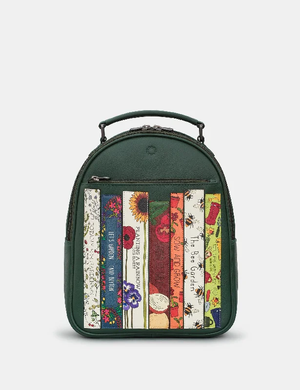 Green Fingers Bookworm Leather Backpack