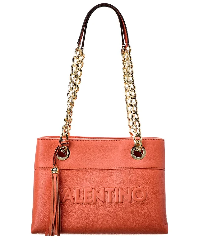 Valentino by Mario Valentino Kali Embossed Leather Shoulder Bag