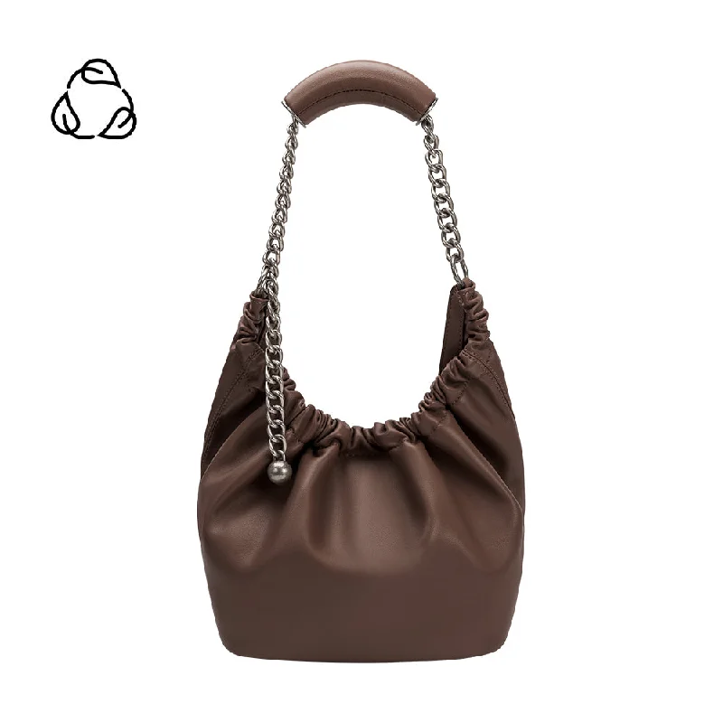 Kinsley Chocolate Recycled Vegan Shoulder Bag