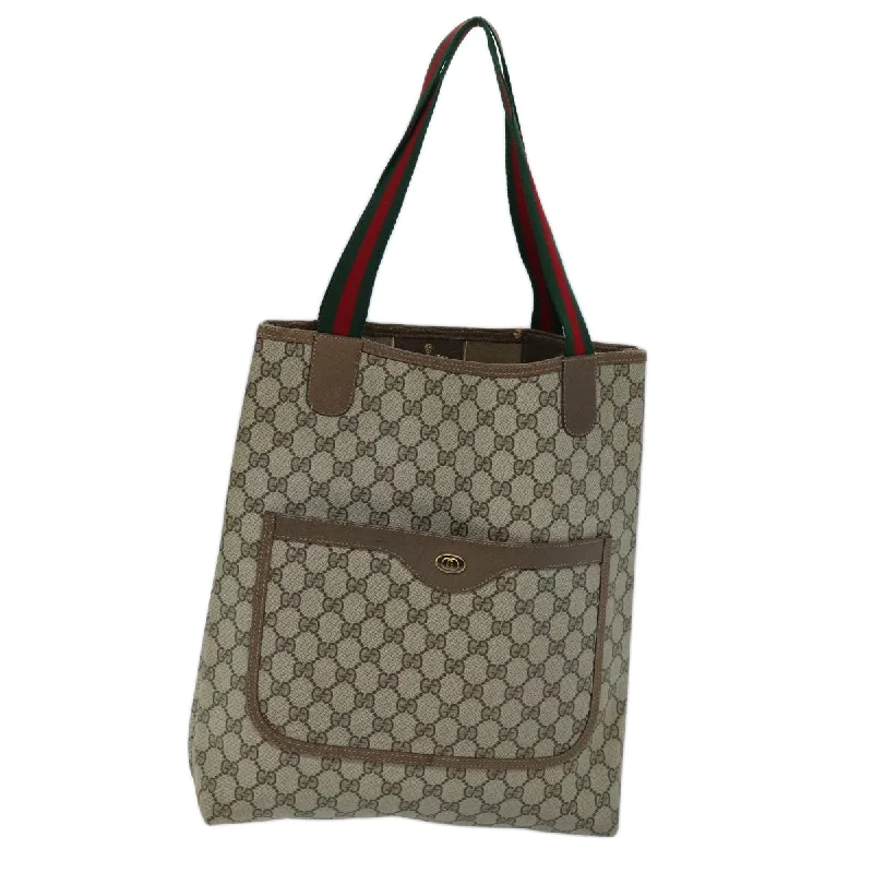 Gucci Sherry  Canvas Tote Bag (Pre-Owned)