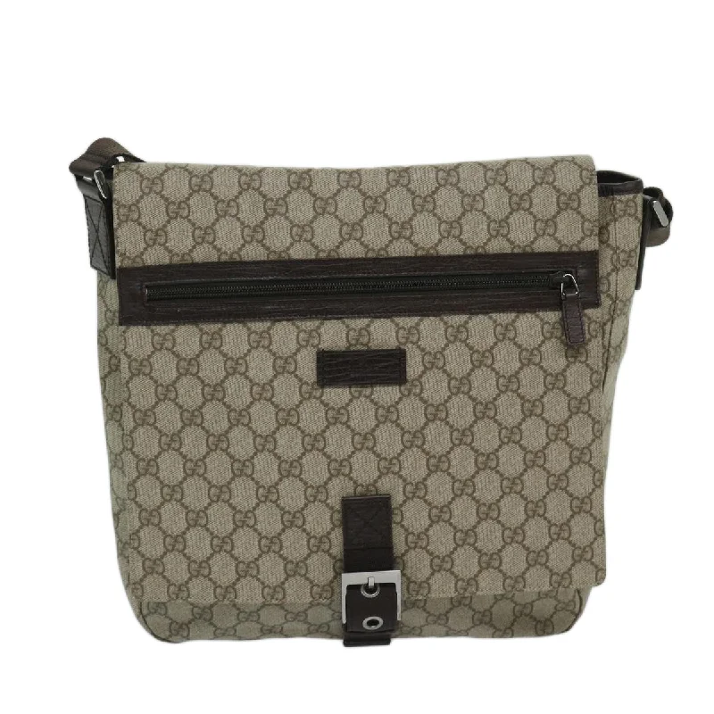 Gucci Gg Supreme  Canvas Shoulder Bag (Pre-Owned)