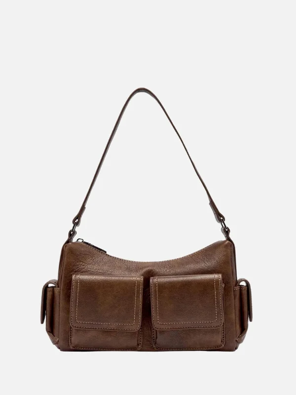 Rae Pocket Bag Mini - Worn Chocolate