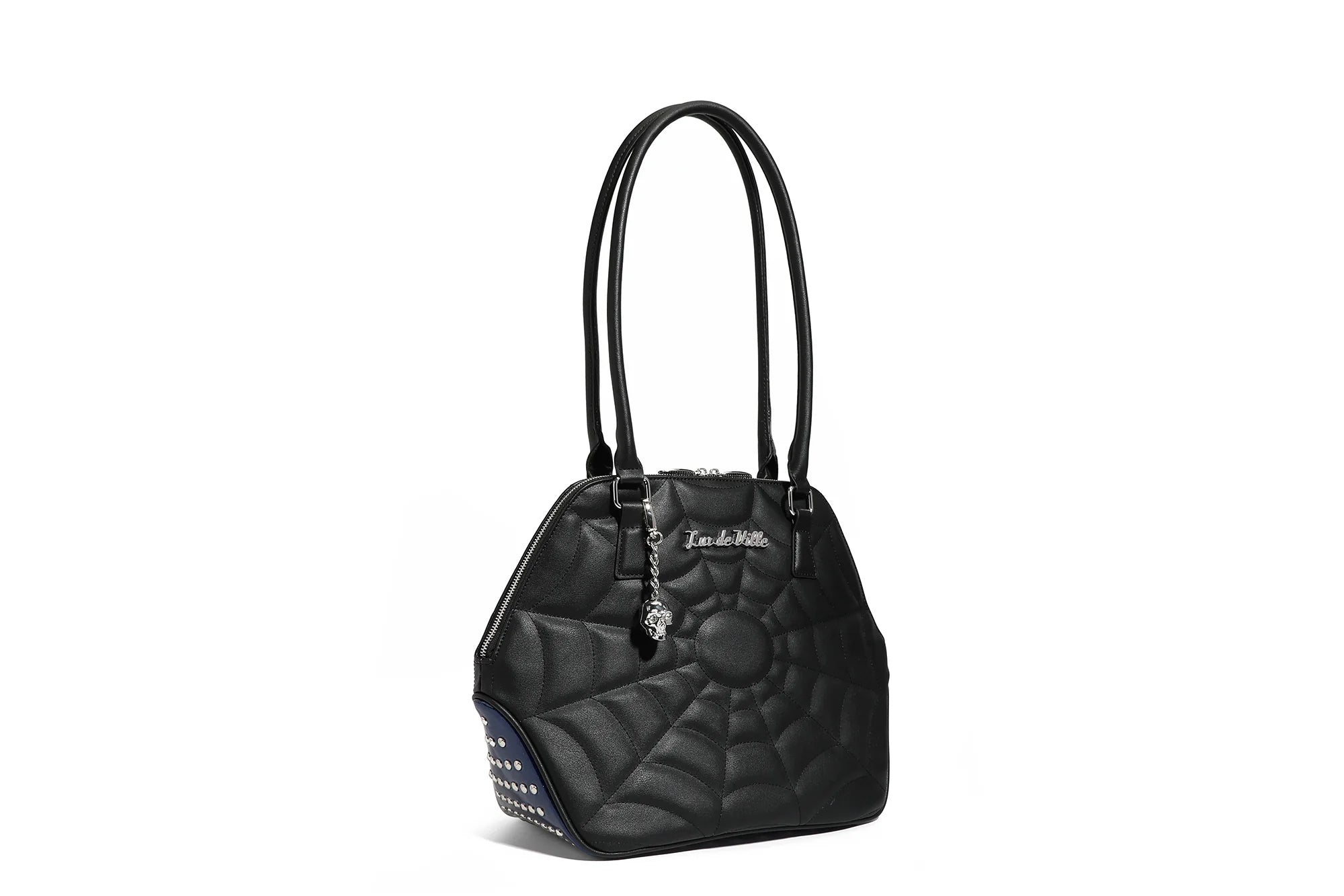 Glampira Tote Black & Blue Sparkle