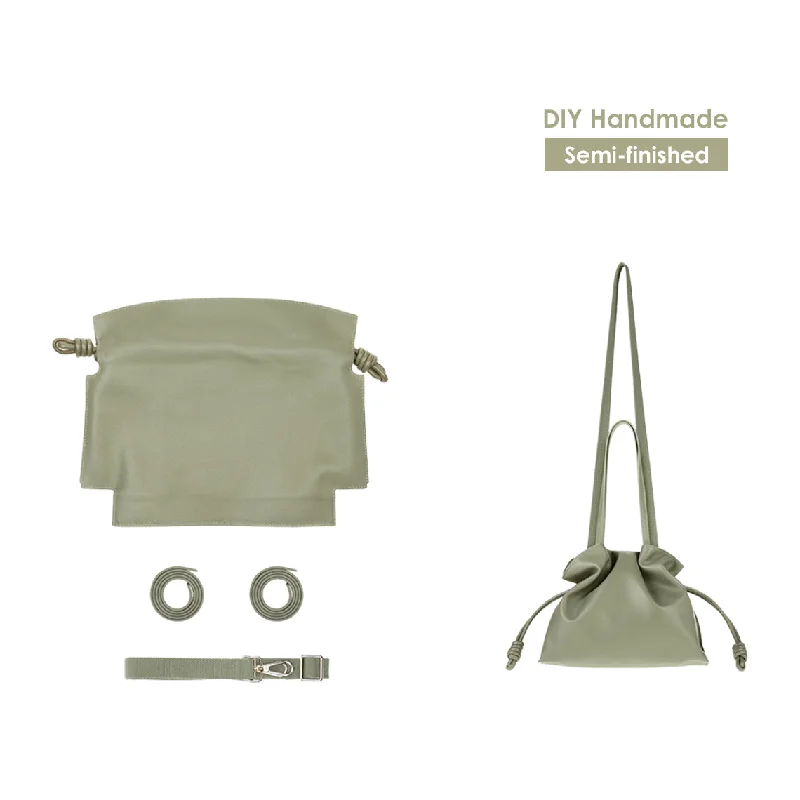 POPSEWING® Leather Drawstring Bucket Bag DIY Kits