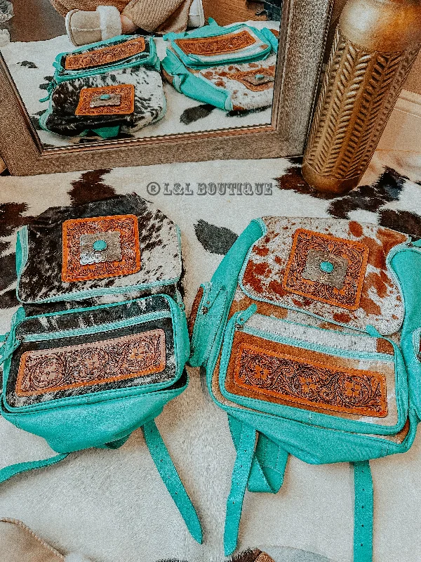 Turquoise is Back Buckle Backpack * Black Friday