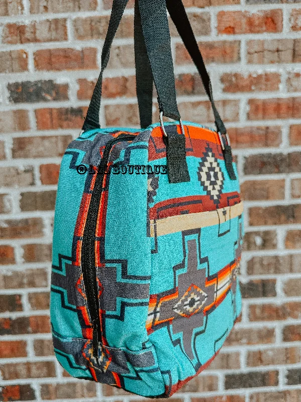 Houston Teal Lunch Bag