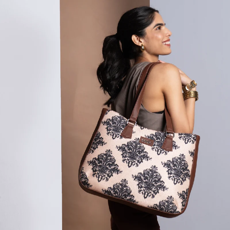 Mughal Motif Getaway Tote Bag