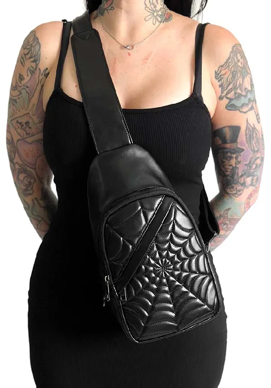 Spiderweb [Black] | SLING BAG