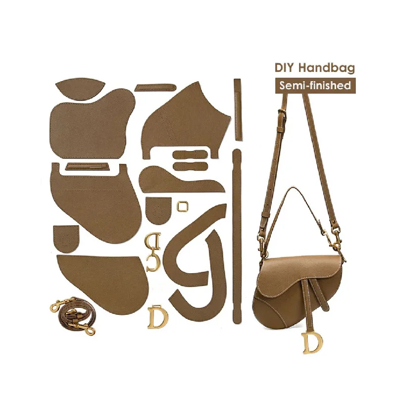 POPSEWING® Lady Leather Crossbody Saddle Bag DIY Kit | Price Drop at Checkout