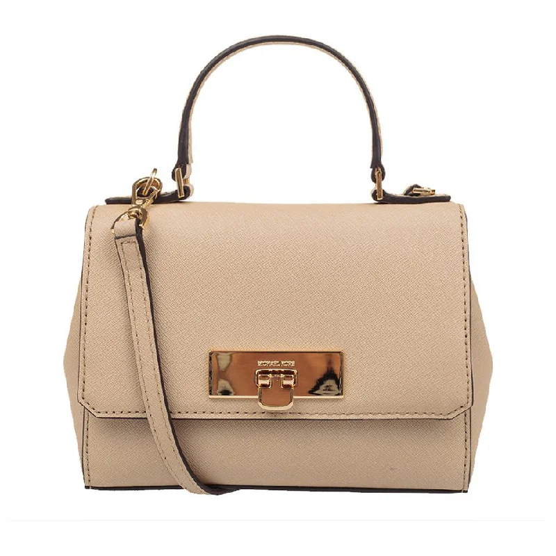 Michael Kors Callie Crossbody Handbag Bisque Leather X-Small (35F6GYAC1L)