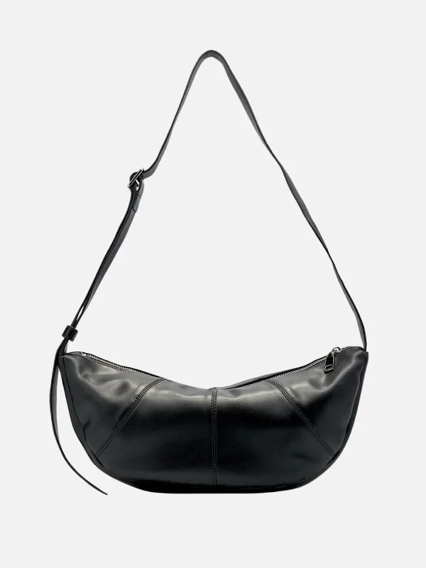 Mischa Crescent Bag - Black