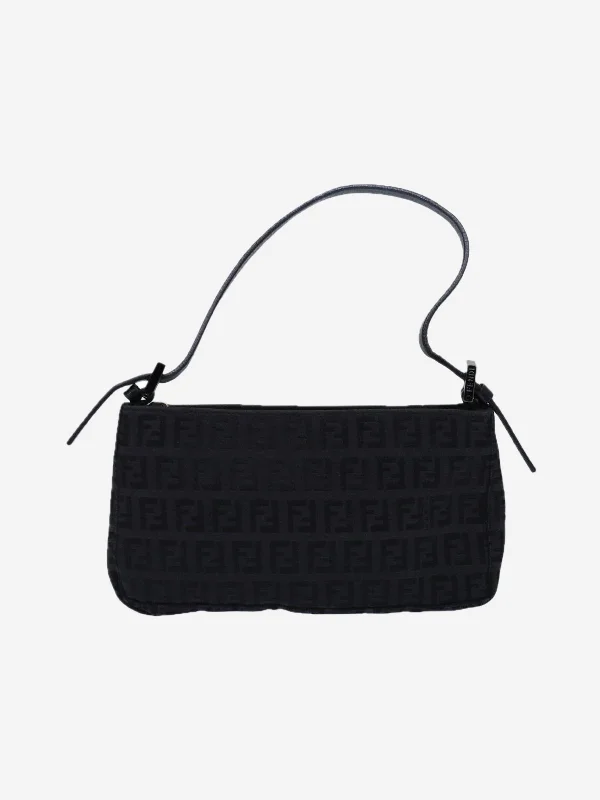 Black Zucchino canvas mini bag