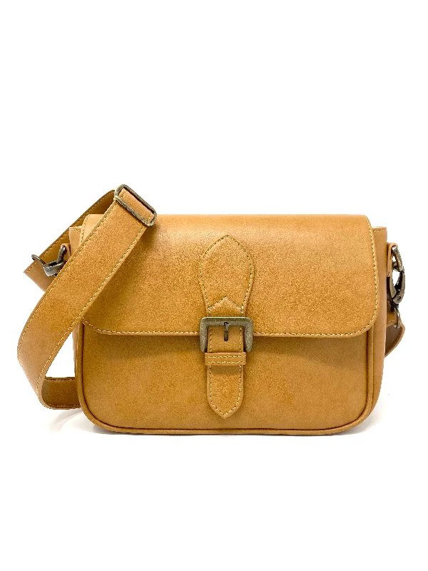 Juliana Saddle Bag in Camel from Novacas