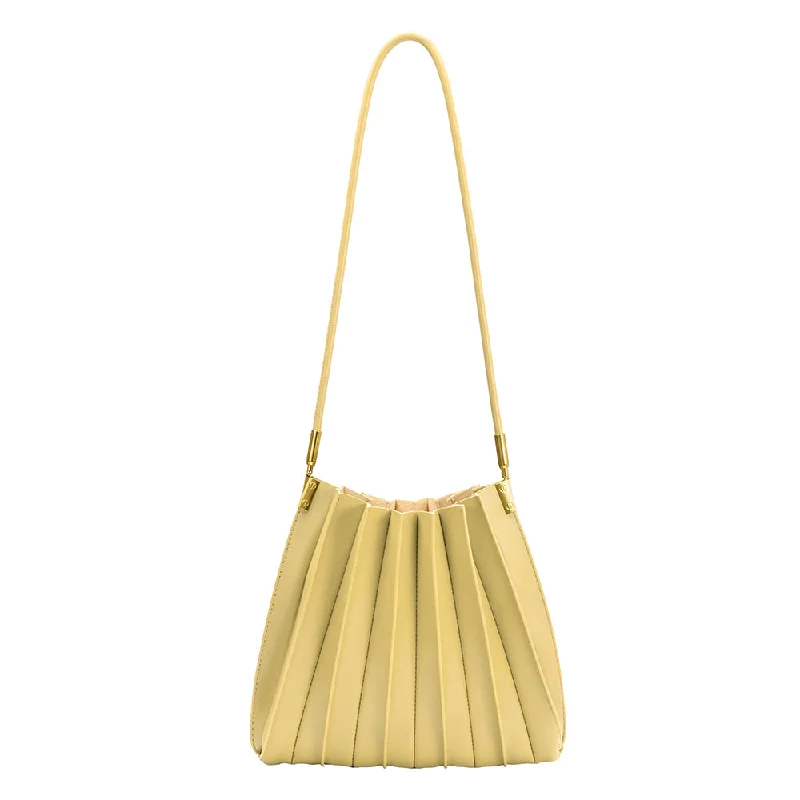 Carrie Yellow Medium Shoulder Bag