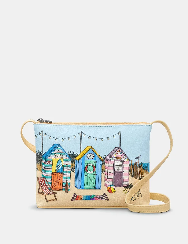 Seaside Memories Leather Cross Body Bag