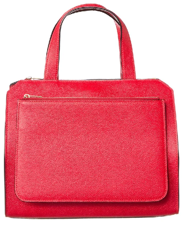 Valextra Passepartout Medium Leather Tote