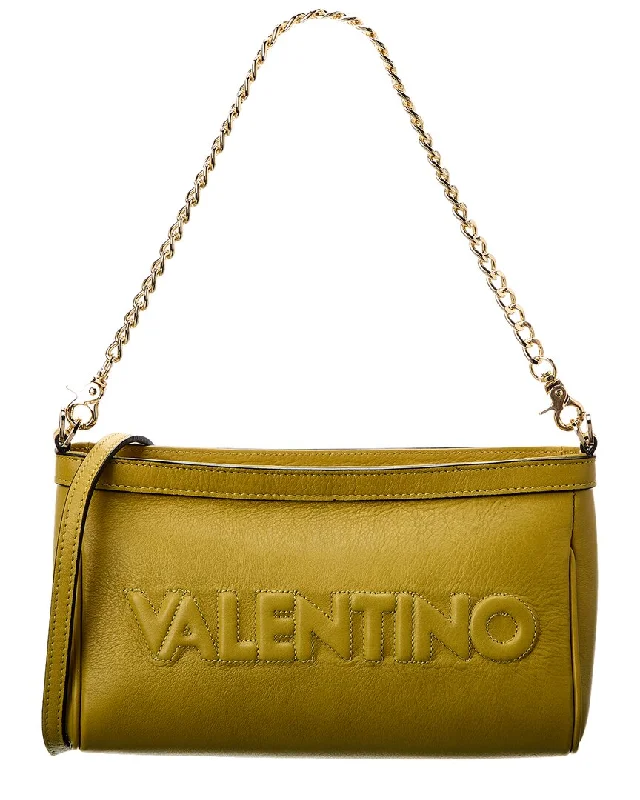 Valentino by Mario Valentino Celia Embossed Leather Shoulder Bag