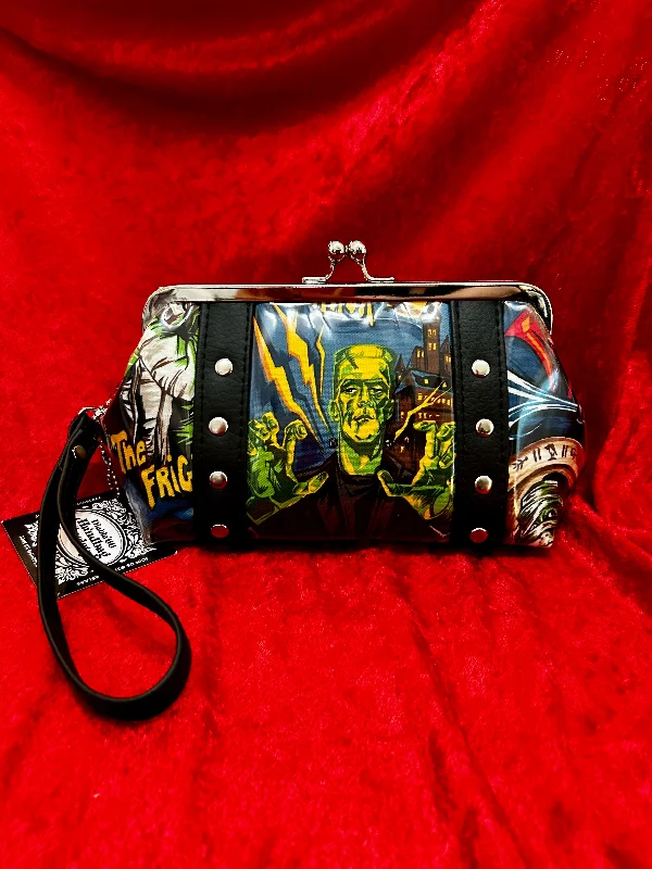 Midnight Monster Mini Kisslock Bag