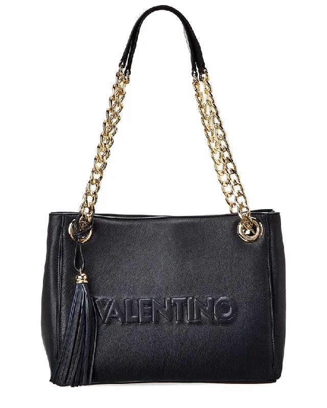 Valentino by Mario Valentino Luisa Embossed Leather Shoulder Bag