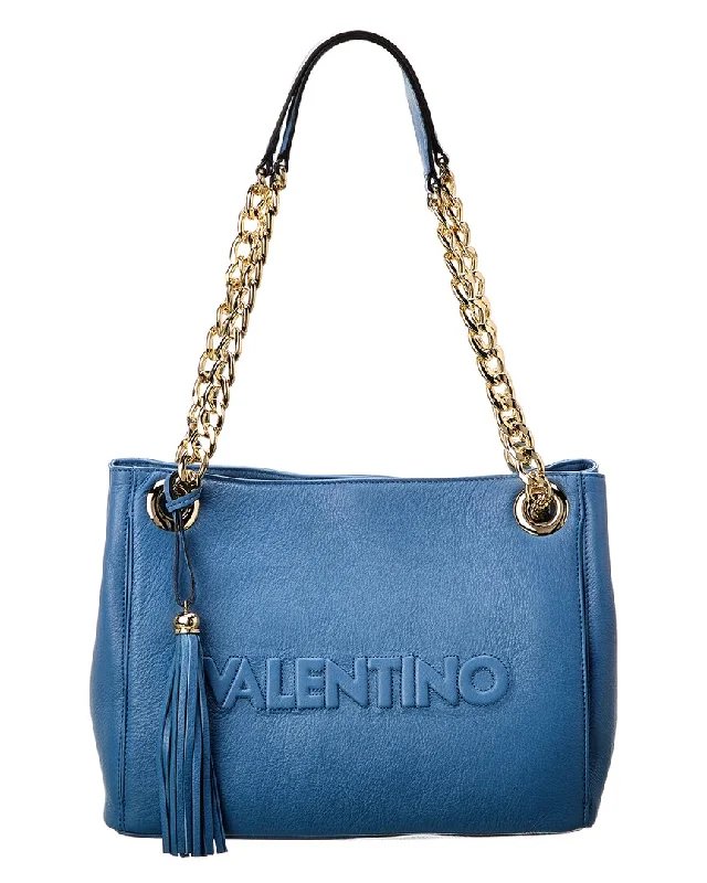 Valentino by Mario Valentino Luisa Embossed Leather Shoulder Bag