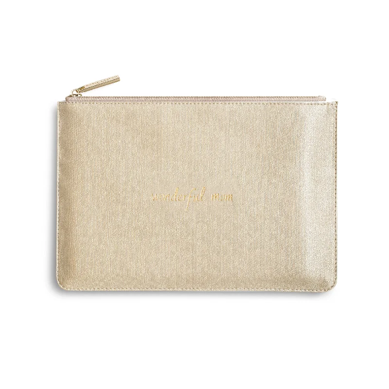 Wonderful Mom Gold Pouch