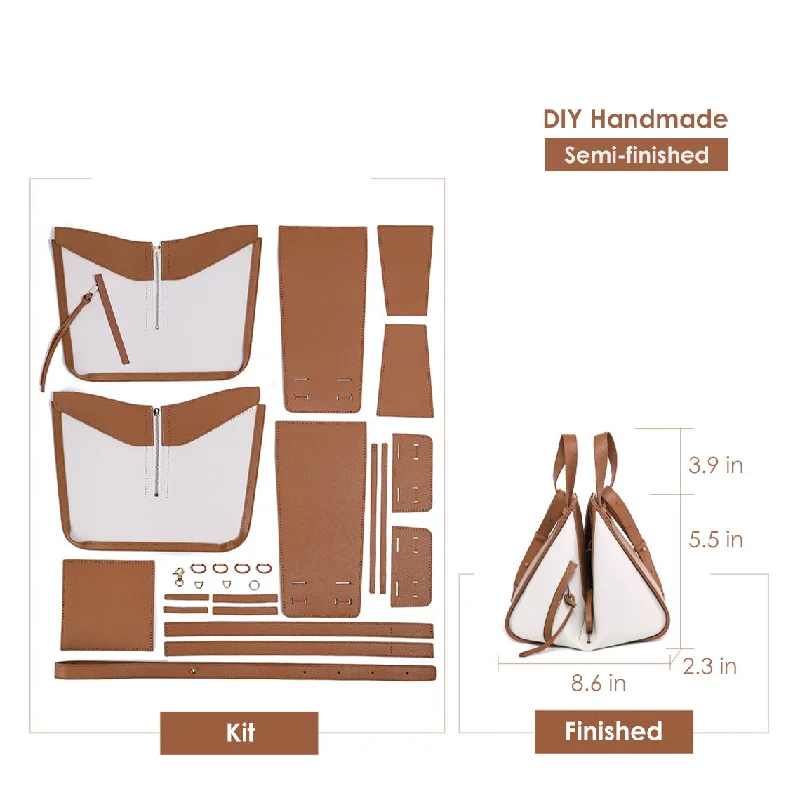 POPSEWING® Leather Women Fold Bag DIY Kit