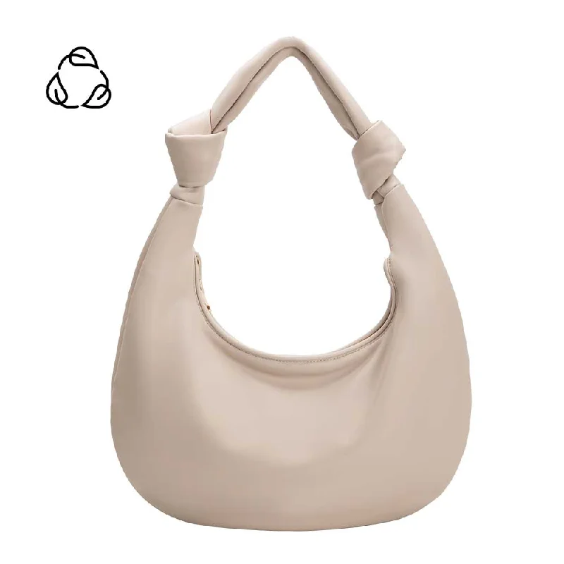 Stella Cream Extra Large Recycled Vegan Shoulder Bag - FINAL SALE