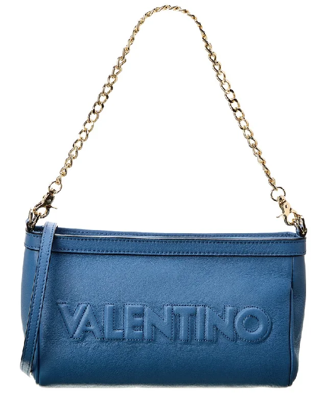 Valentino by Mario Valentino Celia Embossed Leather Shoulder Bag