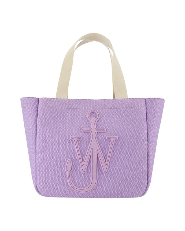 Cabas Tote Bag - J.W. Anderson -  Lilac - Cotton