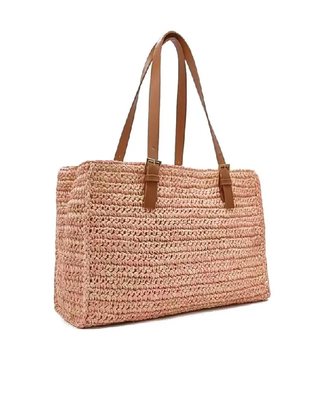 Nooki Katie Shopper Natural Pink Bag