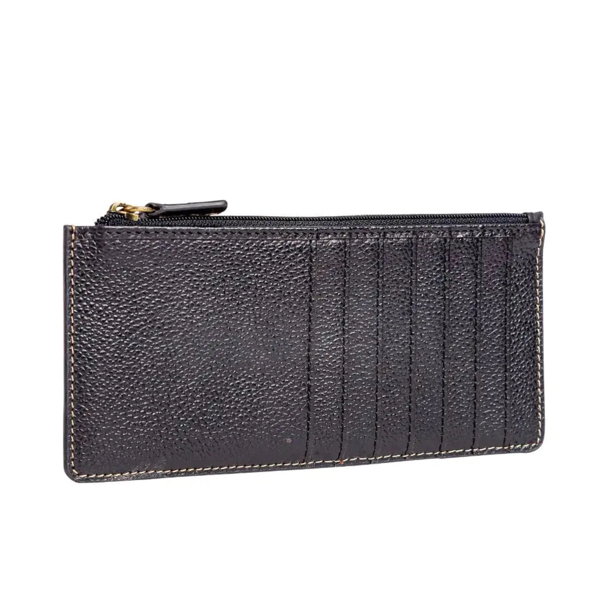 Myra Foothill Creek Ebony Long Credit Card Holder