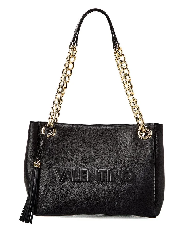 Valentino by Mario Valentino Luisa Embossed Leather Shoulder Bag