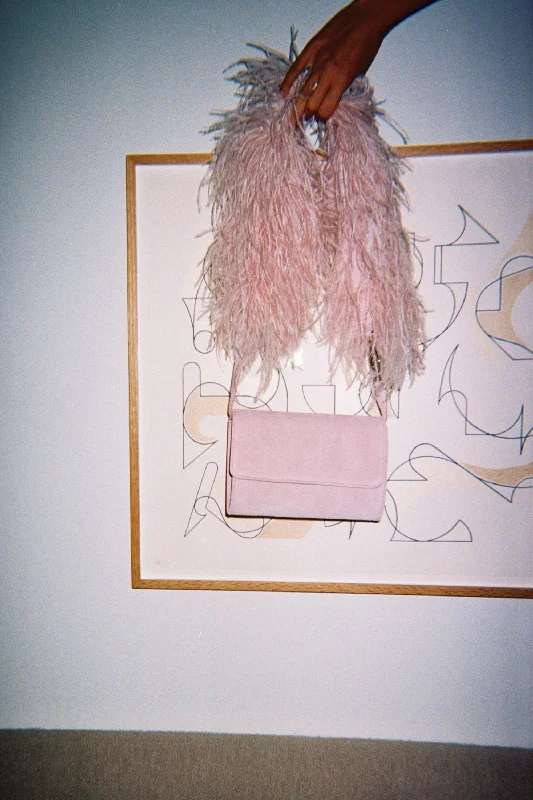 Lijadu Bird Bag in Candy Floss Suede