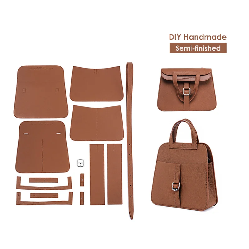 Horseshoe Bag DIY Kit Top Grain Leather Crossbody Bag