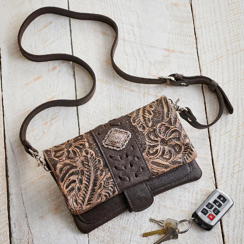 Prairie Smoke Foldover Crossbody