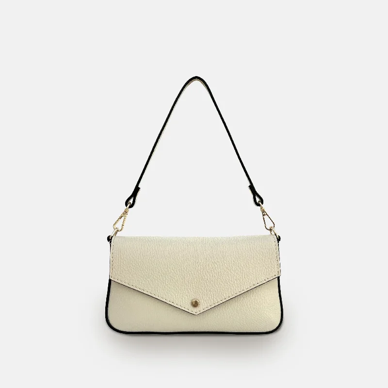 The Munro Stone Leather Shoulder Bag