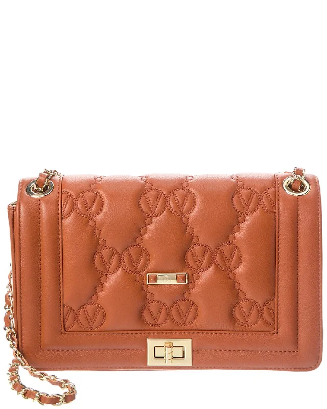 Valentino by Mario Valentino Alice Monogram Leather Shoulder Bag