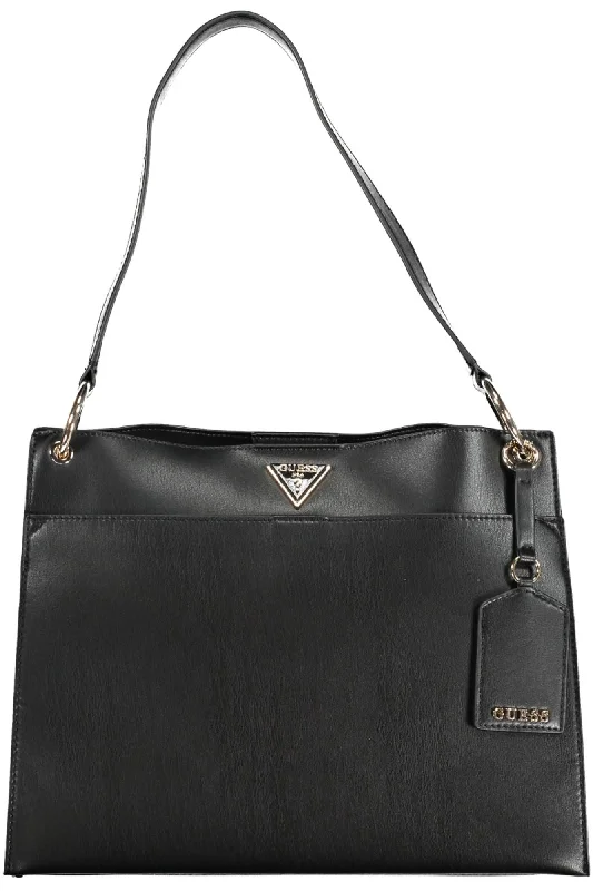 Guess Jeans Chic Snap-Closure Shoulder Bag with Contrasting Women's Details