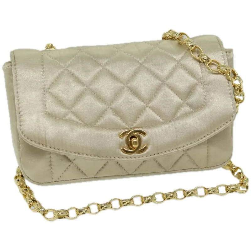 Chanel Mini Matrasse Chain Shoulder Bag  Silk Shoulder Bag (Pre-Owned)