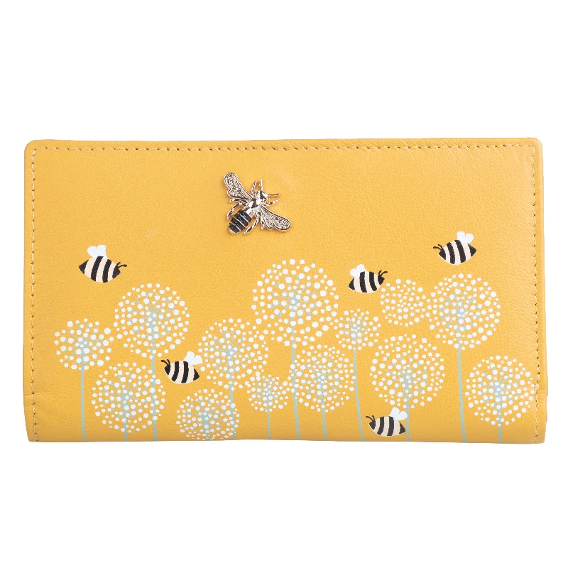 Moonflower Compact Bee Purse