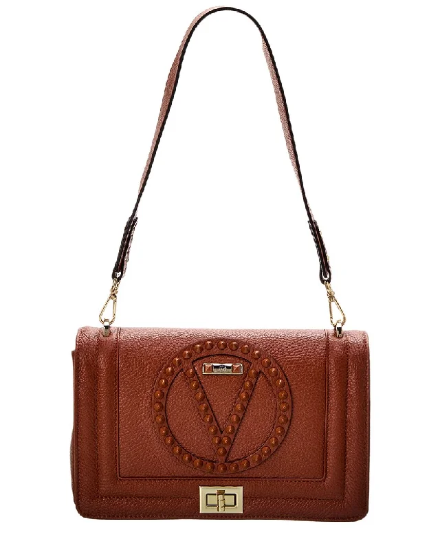 Valentino by Mario Valentino Alice Rock Leather Shoulder Bag