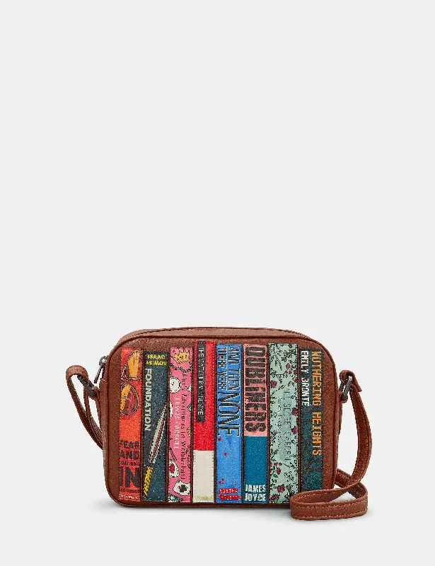 Bookworm Brown Vegan Leather Camera Bag