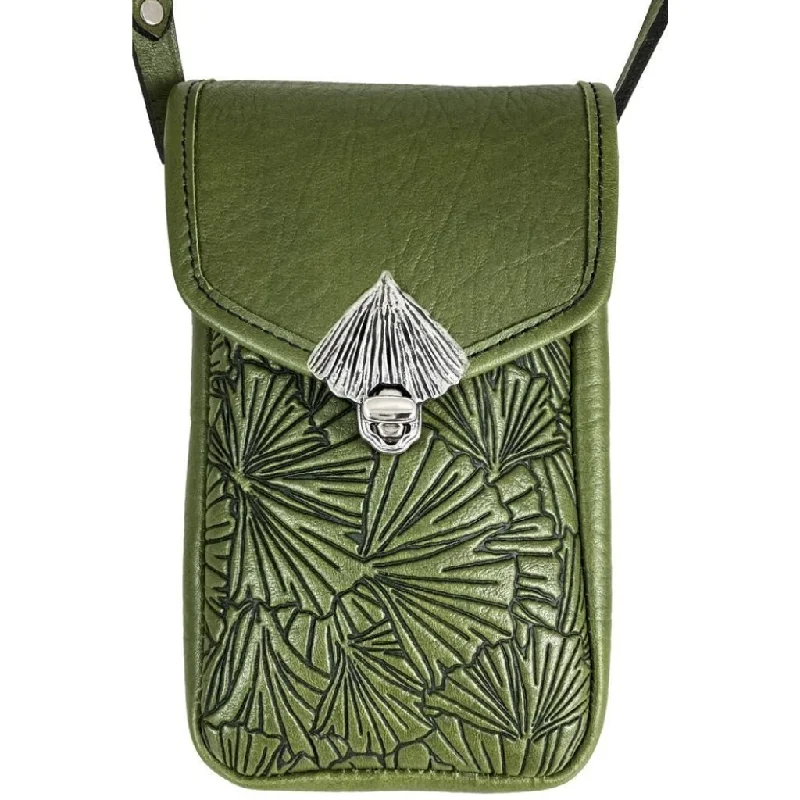 Molly Cell Phone Handbag, Ginkgo Leaf